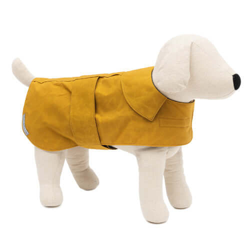 Mustard online waterproof coat