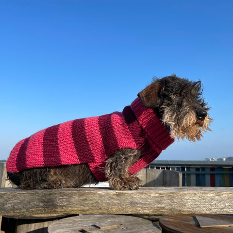 Smithy Pink Stripe Sweater – HIGH PAW