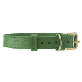 Coopers Avocado Leather Collar